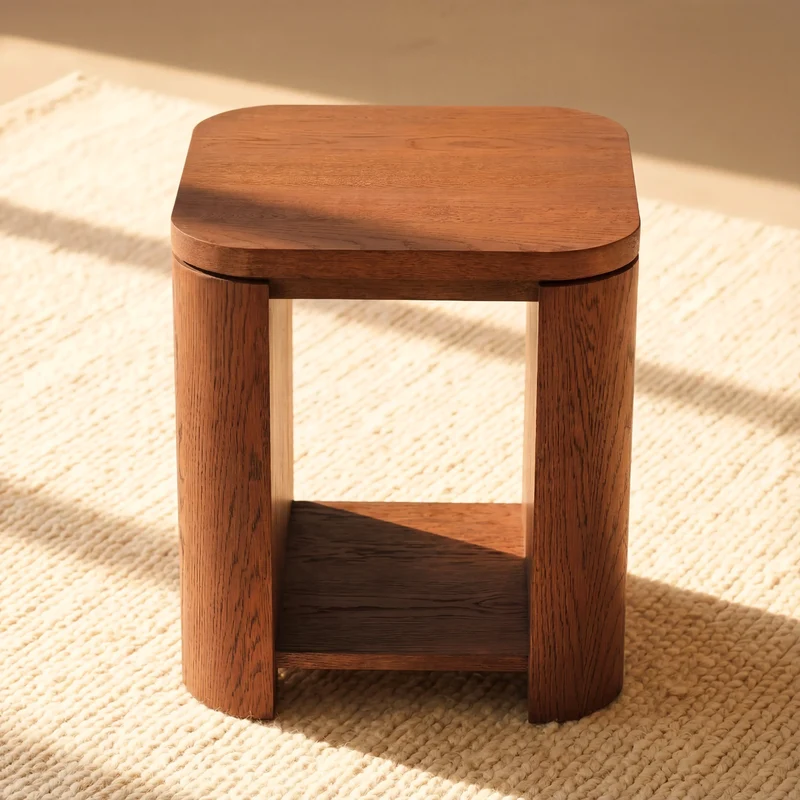 Ovelo Side Table All-oak construction
