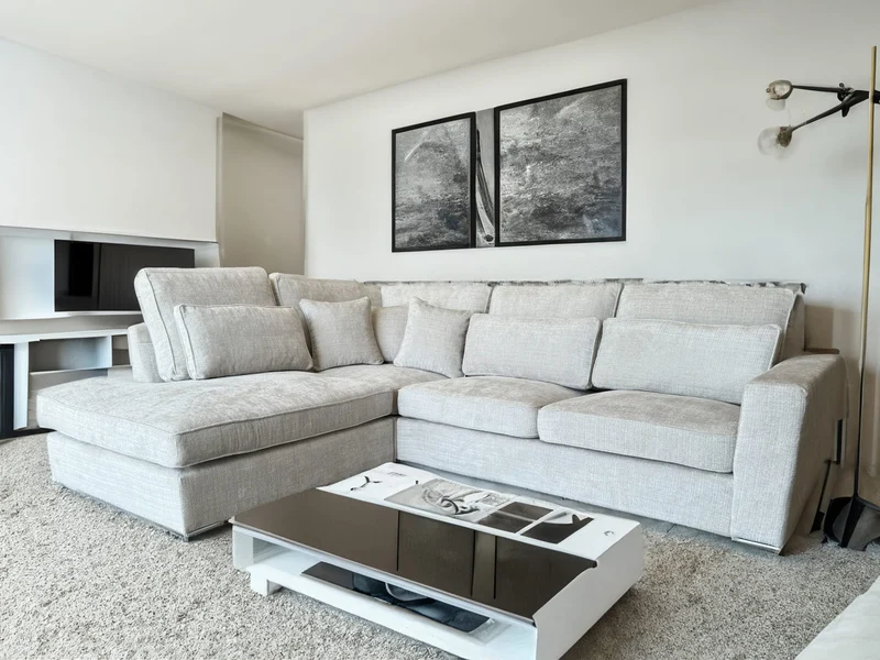 CANAPE MARBELLA ANGLE GAUCHE LIGHT GRIS 315X230cm
