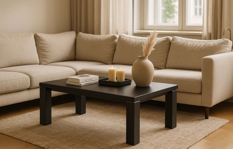 TABLE BASSE SIMPLY BLANC 120x60x45 cm