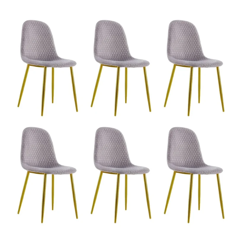 Lot de chaises Scandinave ALVEOLE Gold