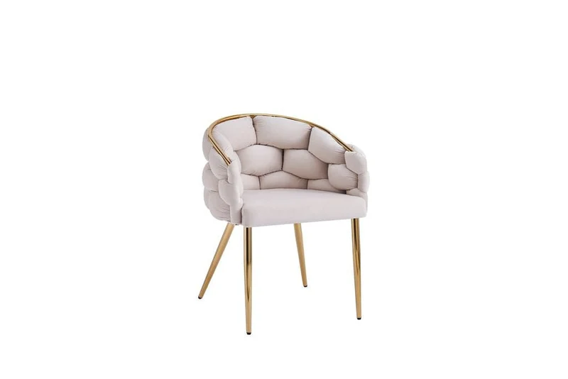 Lot de chaises BALLON pieds Gold