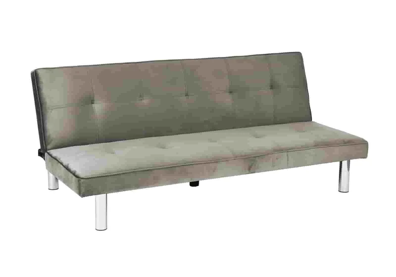 Banc convertible taupe chromé - Antha