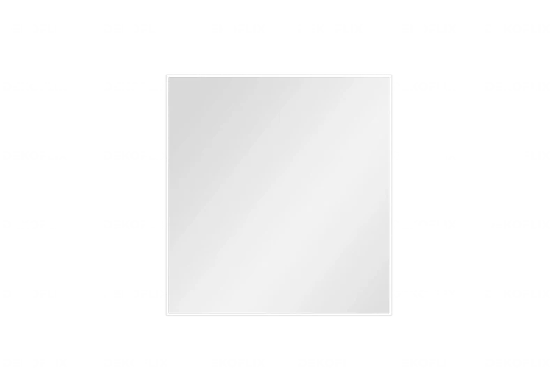 Miroir mural rectangulaire 97 cm blanc laqué - Luna