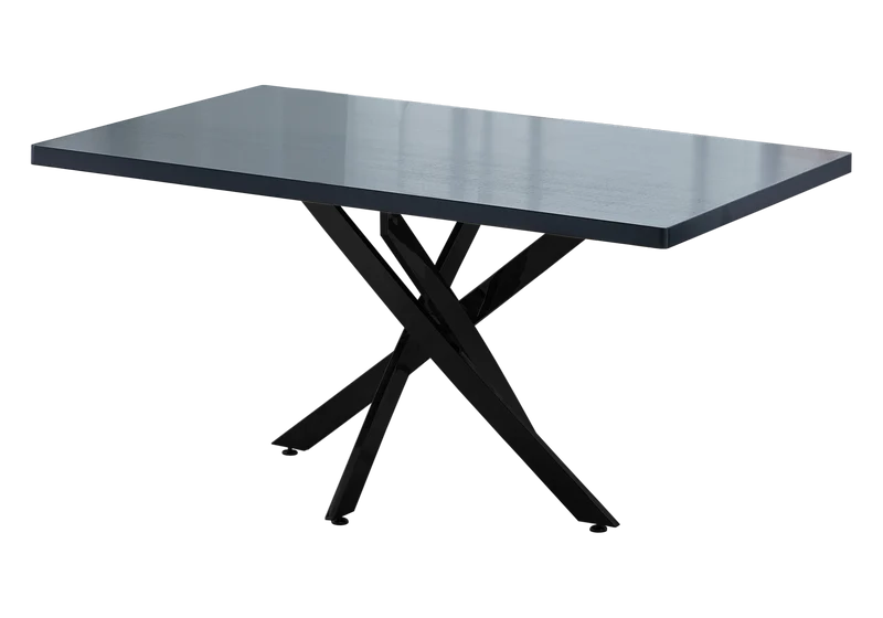 Table à manger noire bois noir - Joy