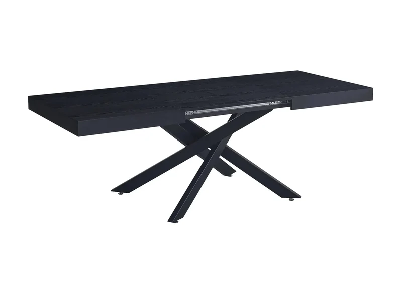 Table extensible noir bois noir - Miya