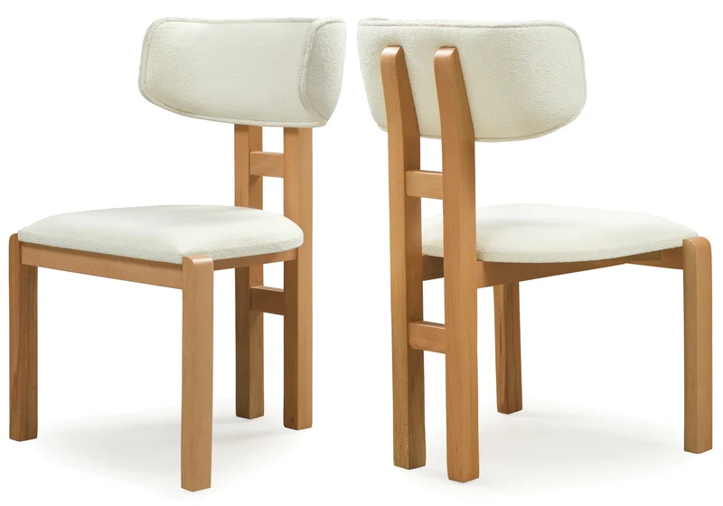 Chaise en bois scandinave tendance - Sude x2