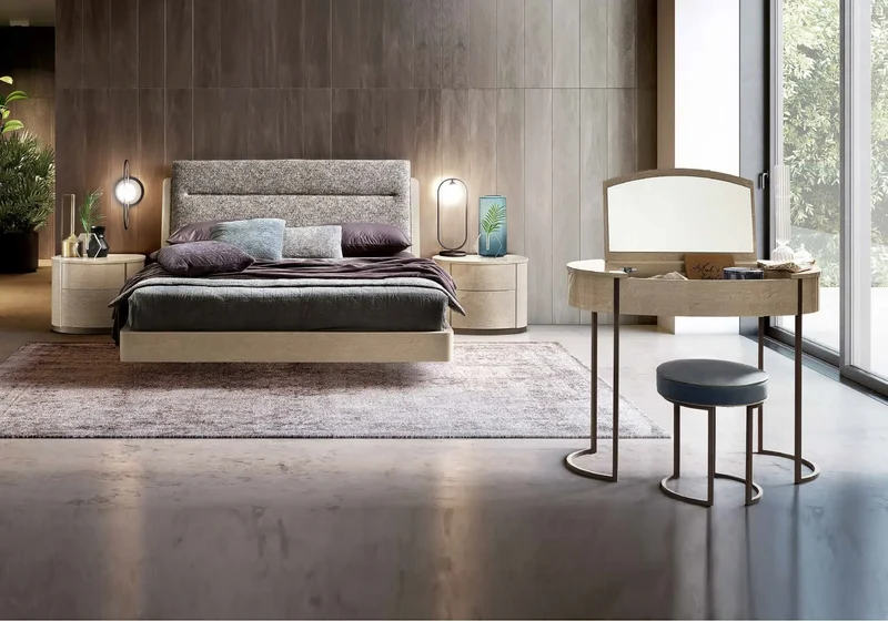 Chambre complète modern sable MIYA