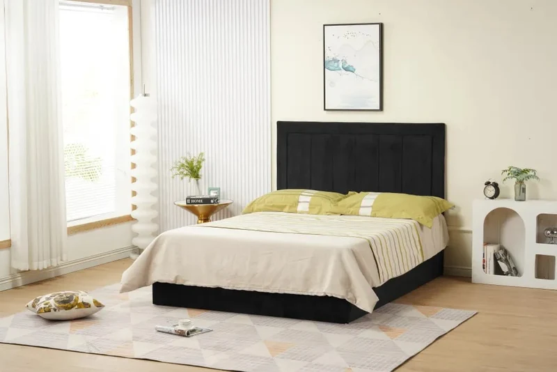 Cadre de lit POLO velours 160x200cm