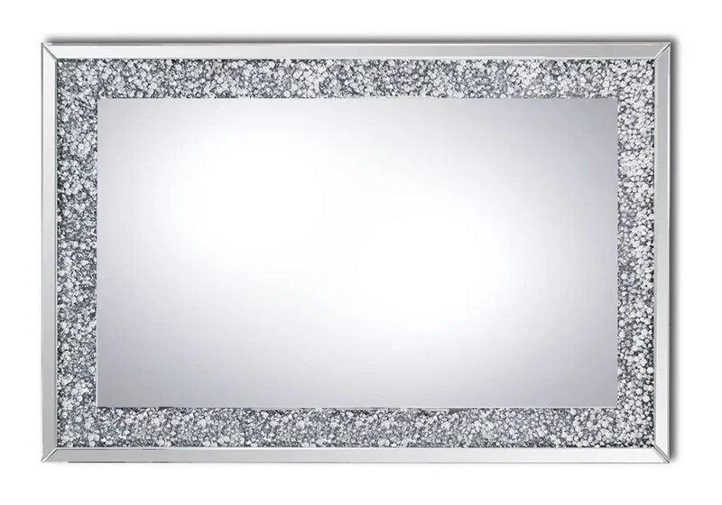 Miroir mural design diamant - Ava