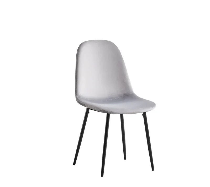 Lot 2 Chaises SCANDINAVES gris pied noir