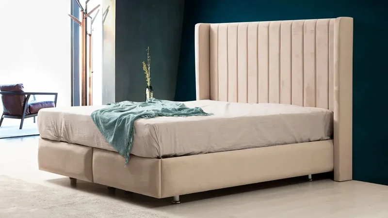 Lit coffre TOKYO Beige