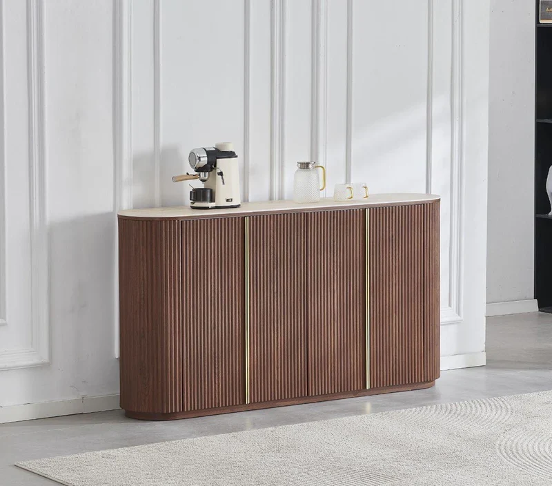 Buffet CALYPSO Noyer Travertin 180cm