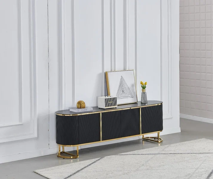 Meuble Tv ESMEE noir 180cm