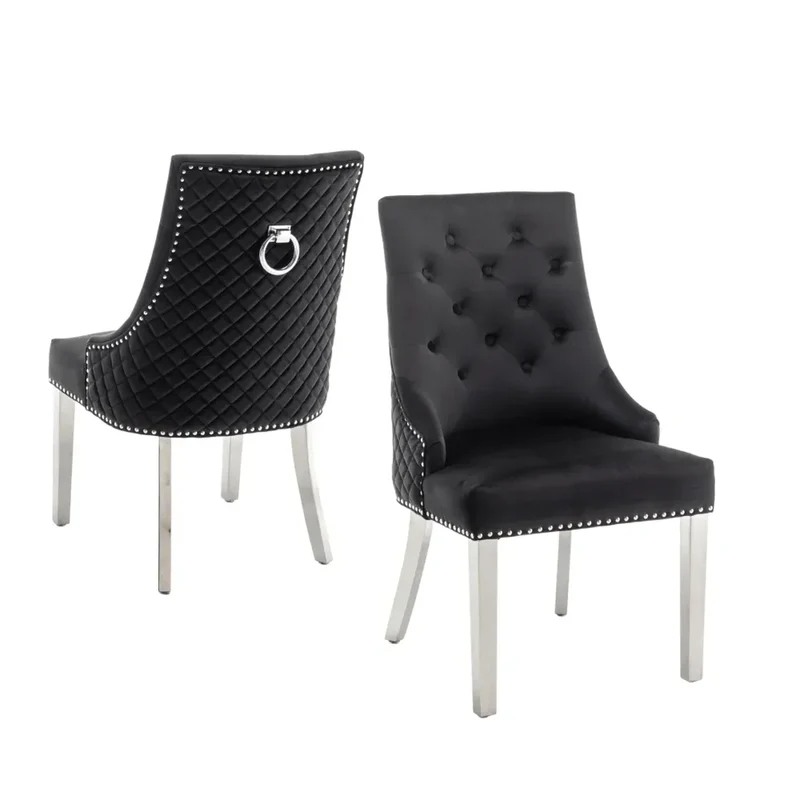Lots de 2 chaises ANNEAU matelassé