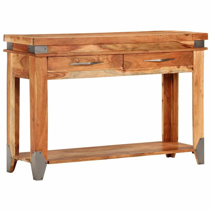 vidaXL Nachtkastje 40x30x51 cm massief acaciahout