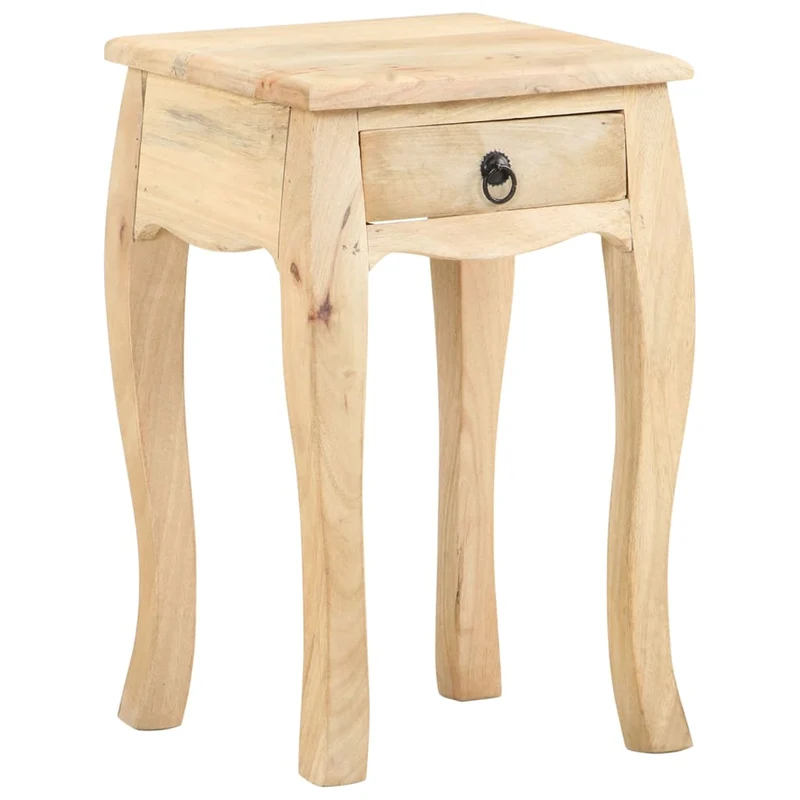 vidaXL Nachtkastje 28x28x46 cm massief mangohout