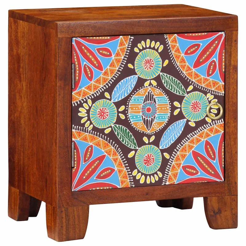 vidaXL Nachtkastje 40x30x45 cm massief acaciahout