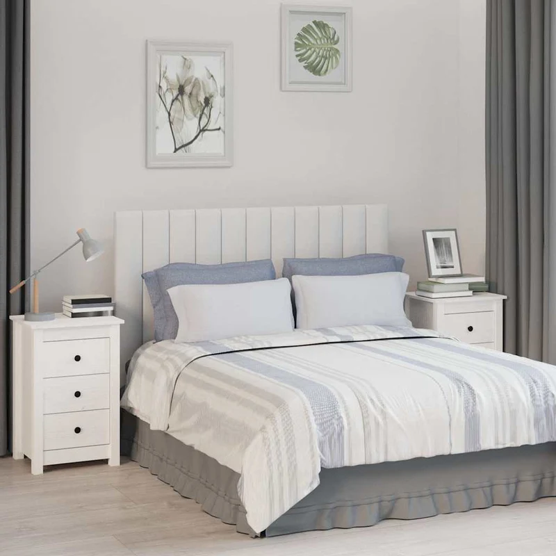 vidaXL Nachtkastje 40x35x61,5 cm massief grenenhout
