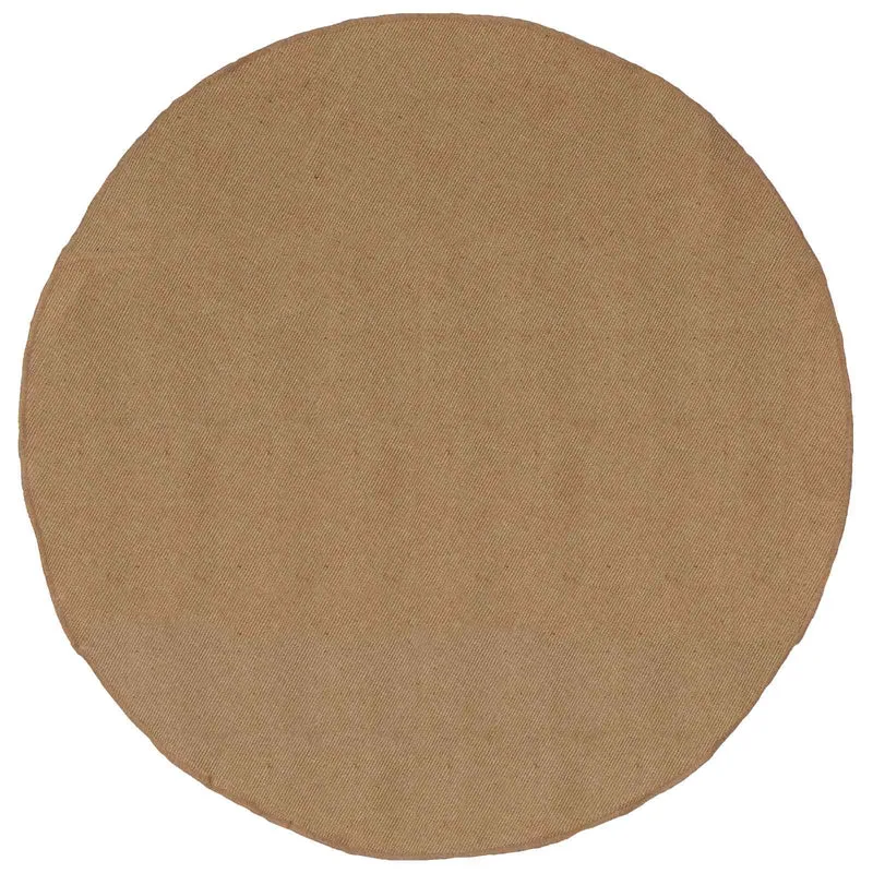 vidaXL Vloerkleden Naturel Ø 90 cm Jute