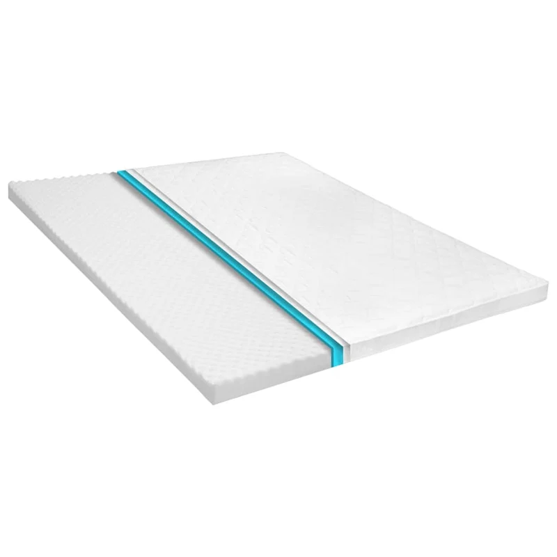 vidaXL Topmatras ei-profiel 6 cm koudschuim 80x200 cm
