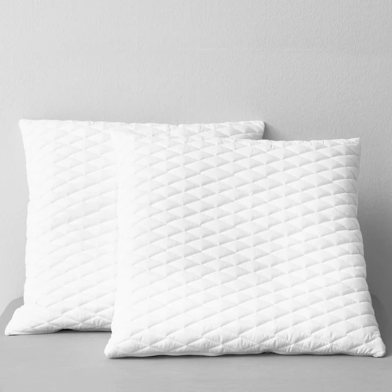 vidaXL Kussens 2 st 80x40x14 cm traagschuim