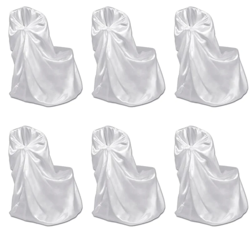 Bruiloft Stoelhoes Wit (6 stuks)