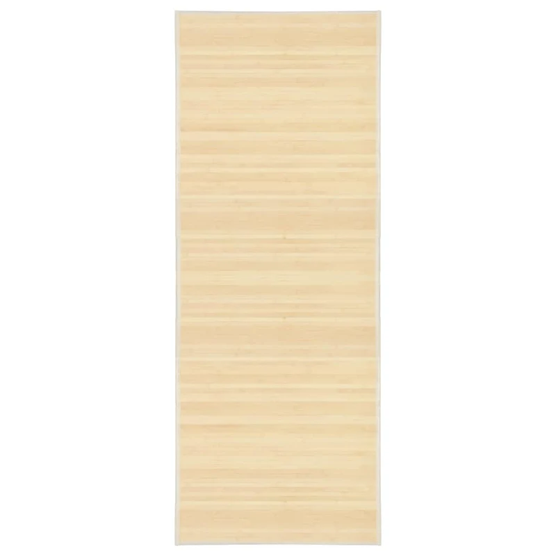 vidaXL Tapijt 80x200 cm bamboe natuurlijk
