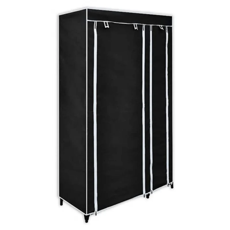vidaXL Kledingkast opvouwbaar 110x45x175 cm stof crème