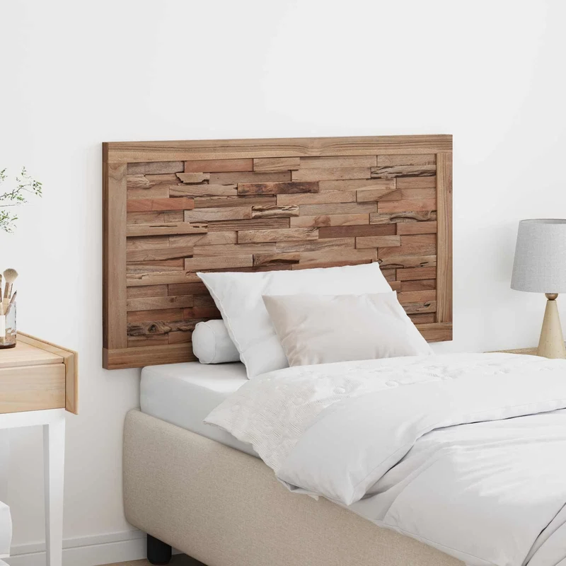 vidaXL Bed Hoofdbord Naturel Massief Teakhout