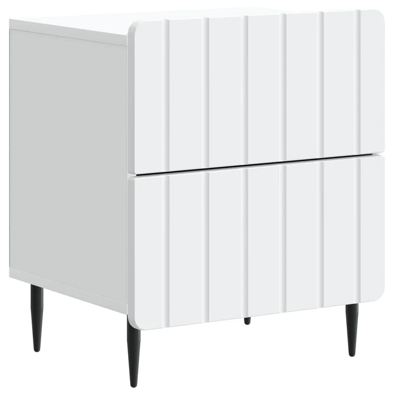 vidaXL Nachtkastje met lade Wit 43 x 34,5 x 49,5 cm Bewerkt hout