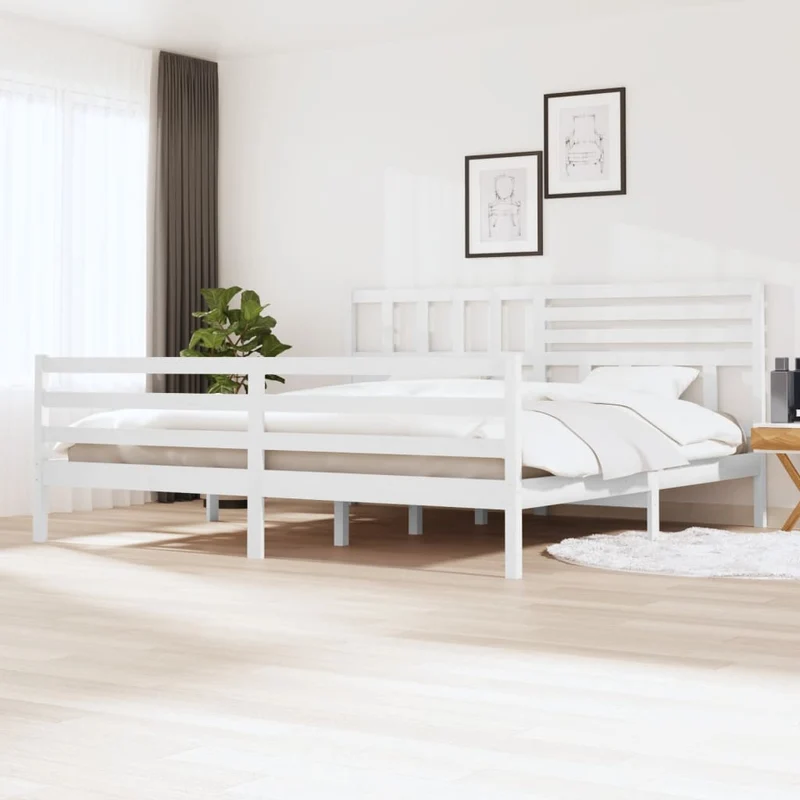 vidaXL Bedframe massief hout 75x190 cm