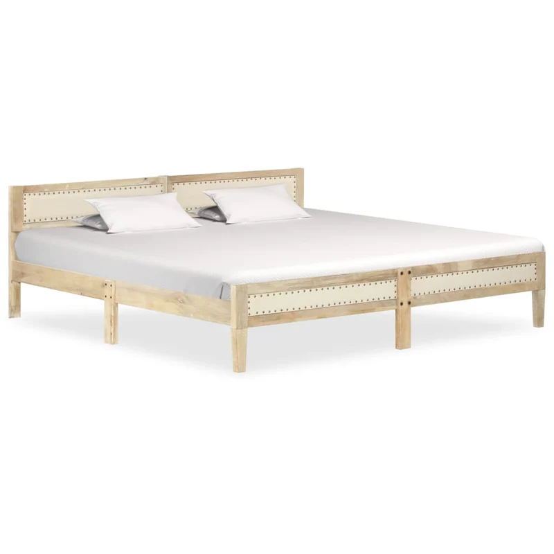 vidaXL Bedframe massief mangohout 200 cm